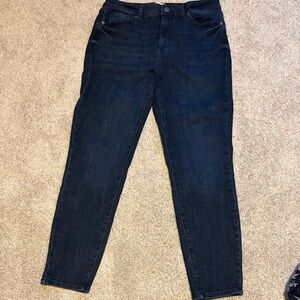 Dark Indigo Women's Skinny Jeans - Comfortable Stretch Fit